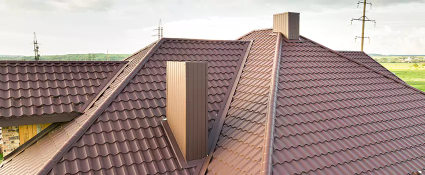 Residential Chimney Flashing Restoration in Camden, NJ