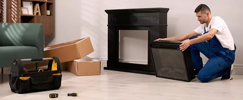 Old Rusted Metal Fireplace Repair And Replacement in Camden, NJ