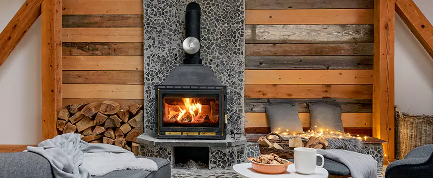 Thelin Hearth Products Direct Vent Gas Stove Fireplace Inspection in Camden, New Jersey